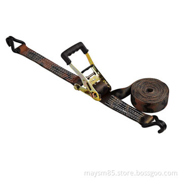 Camouflage webbing Ratchet tie down Polyester Cargo Lashing